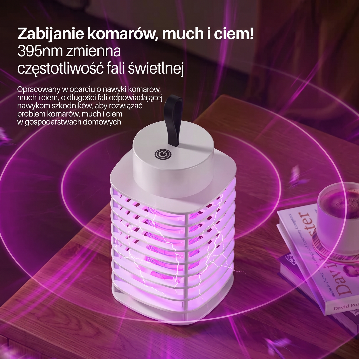 KomarStop™ - Profesjonalna Lampa Owadobójcza 2w1