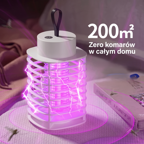 KomarStop™ - Profesjonalna Lampa Owadobójcza 2w1